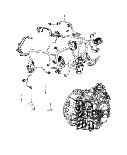 2020 Jeep Cherokee Wiring, Automatic Transmission Diagram 1 - Thumbnail