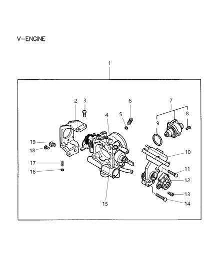 2002 Chrysler Sebring Coupe Throttle Body Diagram 2 - Thumbnail