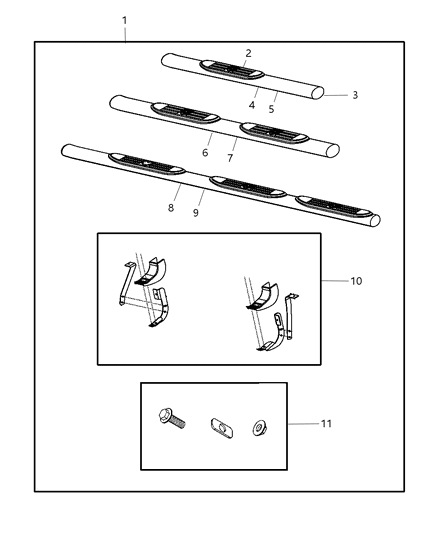 2008 Dodge Ram 2500 End Cap Diagram for 68048812AA