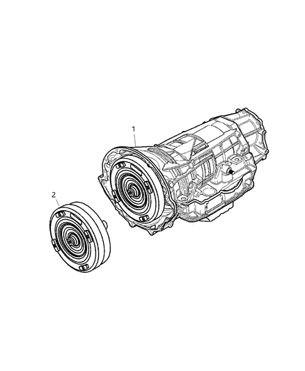 2006 Jeep Commander Transmission Assembly Diagram 2 - Thumbnail
