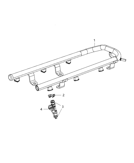 2010 Dodge Challenger Fuel Rail Diagram 1 - Thumbnail