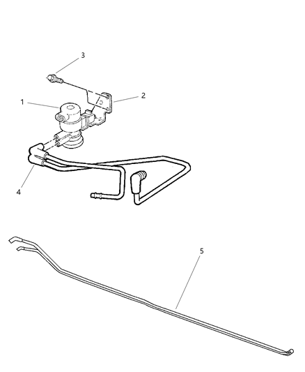 2000 Jeep Cherokee Emission Control Vacuum Harness Diagram 2 - Thumbnail
