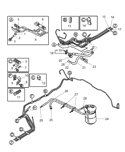 2004 Dodge Stratus Coupe Fuel Line Diagram