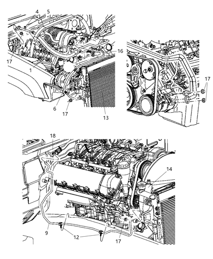 2006 Jeep Grand Cherokee Accumulator, Condenser & Lines Diagram 2 - Thumbnail