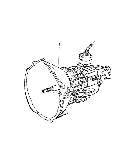 2004 Jeep Wrangler Transmission Diagram 2 - Thumbnail