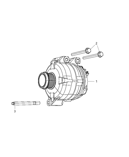 2012 Chrysler 300 Generator/Alternator & Related Parts Diagram 1 - Thumbnail
