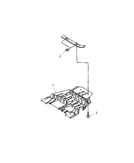 2002 Dodge Durango Skid Plate Diagram 2 - Thumbnail