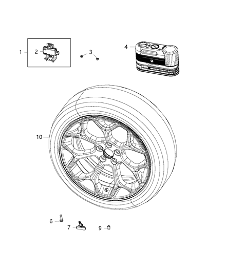 2020 Chrysler 300 Modules, Body Diagram 14 - Thumbnail