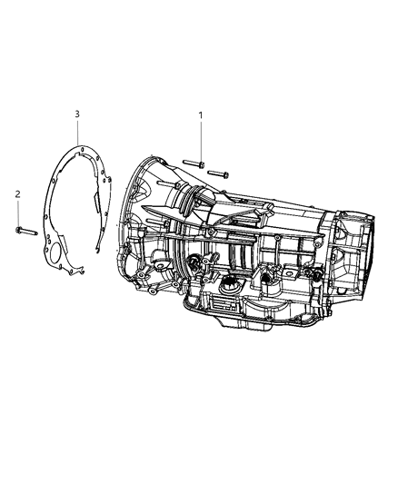 2009 Jeep Commander Mounting Bolts Diagram 1 - Thumbnail