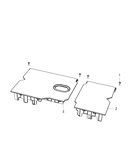 2020 Ram 3500 Pickup Second Row - Adjusters, Recliners, Shields And Risers Diagram 3 - Thumbnail