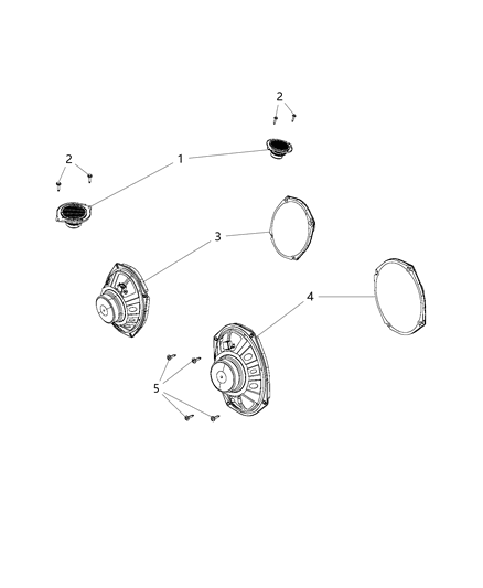 2019 Ram 1500 New Style Speakers Diagram