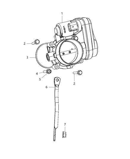 2010 Dodge Journey Throttle Body Diagram 3 - Thumbnail