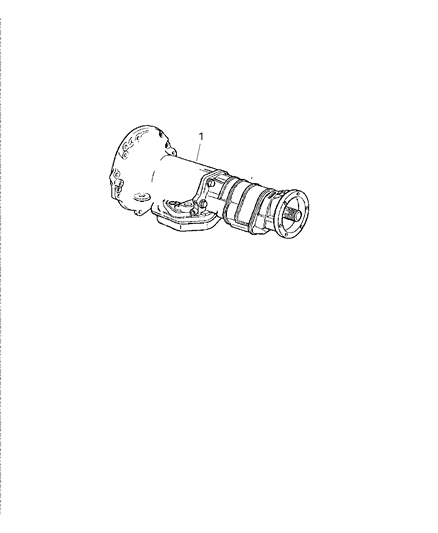 2000 Dodge Ram 2500 Regular Cab Transmission Assembly Diagram 1 - Thumbnail