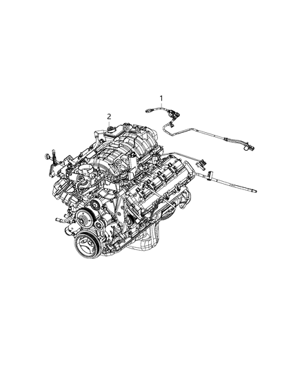2019 Ram 1500 Classic Sensor, Fuel Supply Diagram
