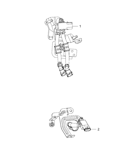 2020 Jeep Grand Cherokee Sensors, Exhaust Temperature Diagram 1 - Thumbnail
