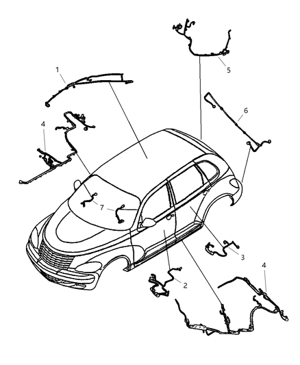 2004 Chrysler PT Cruiser Wiring Fuel Tank Diagram for 4794530AA