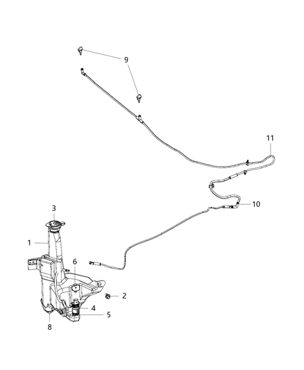 2015 Ram 1500 Front Washer System Diagram 1 - Thumbnail