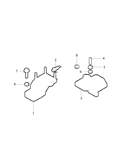 2021 Ram ProMaster 2500 Mounting Support Diagram 1 - Thumbnail