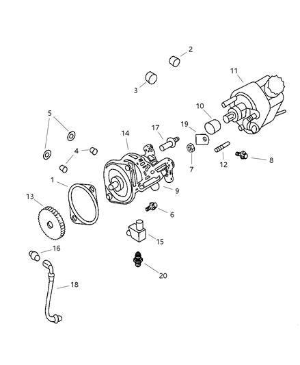 2002 Dodge Ram 3500 Regular Cab Vacuum Pump Diagram