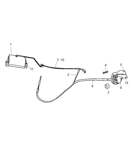 2006 Dodge Ram 1500 Clip Cruise Control Diagram for 6506545AA