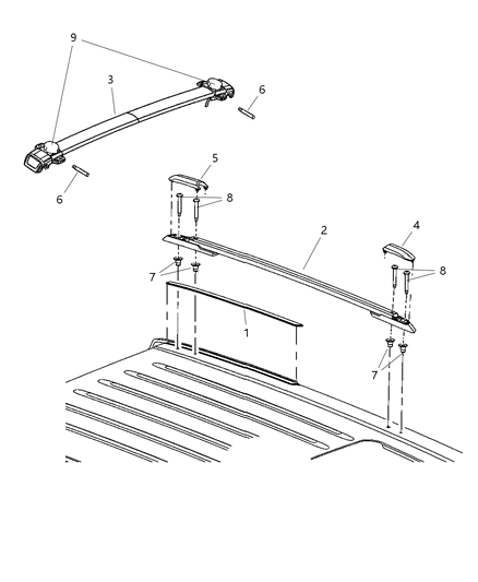 2009 Jeep Grand Cherokee Pin Pin - Lock Diagram for 5174361AA