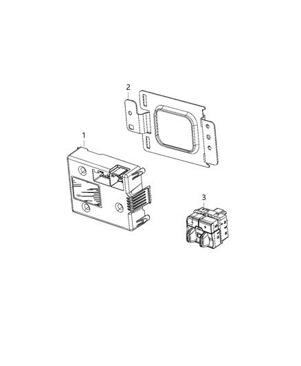 2021 Dodge Durango Modules, Body Diagram 10 - Thumbnail