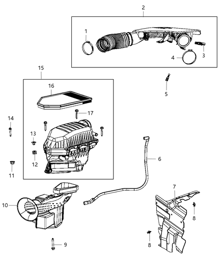 2012 Dodge Charger Air Cleaner Diagram 1 - Thumbnail