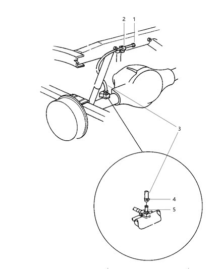 2002 Dodge Ram 3500 Regular Cab Vent, Axle Diagram