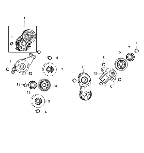 2019 Dodge Challenger Mount Bracket, Lower Diagram for 4593918AA