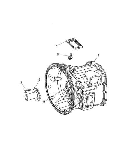 2005 Dodge Ram 2500 Case & Related Parts Diagram 3 - Thumbnail