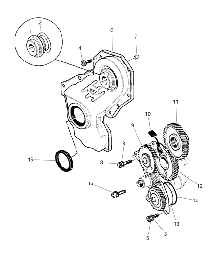 2000 Jeep Cherokee Pump Vacuum Diagram for 5003716AB