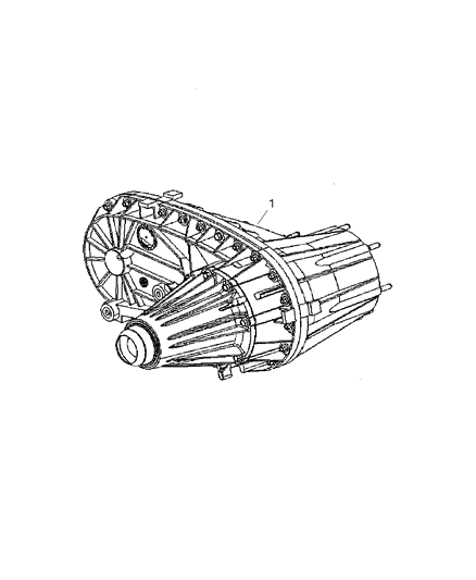 2006 Dodge Ram 3500 Case & Related Parts of Transfer Case Model Diagram 2 - Thumbnail