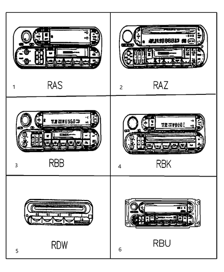 2002 Dodge Grand Caravan Wiring Kit Audio System Adapter Diagram for 82207541