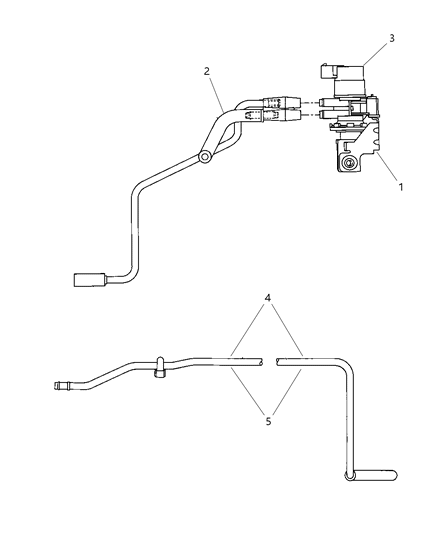1999 Dodge Neon Harness Vapor Purge Diagram for 4669392AB
