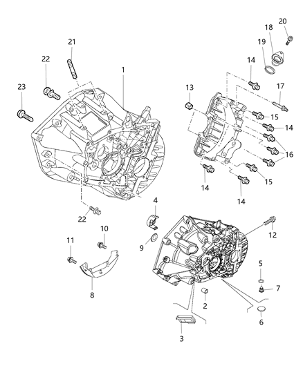 2019 Ram ProMaster 2500 Case & Related Parts Diagram 1 - Thumbnail
