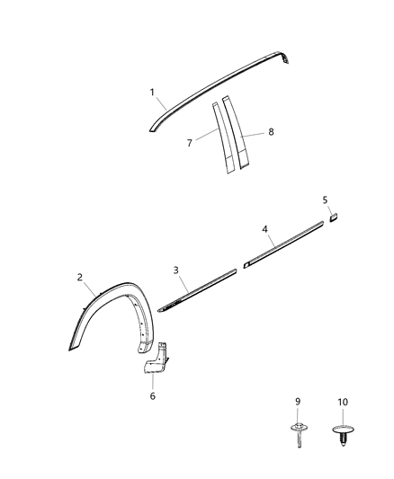 2019 Ram 3500 Cab Chassis Exterior Ornamentation Diagram