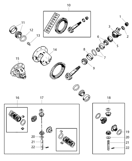 2001 Jeep Wrangler Differential Diagram 2 - Thumbnail