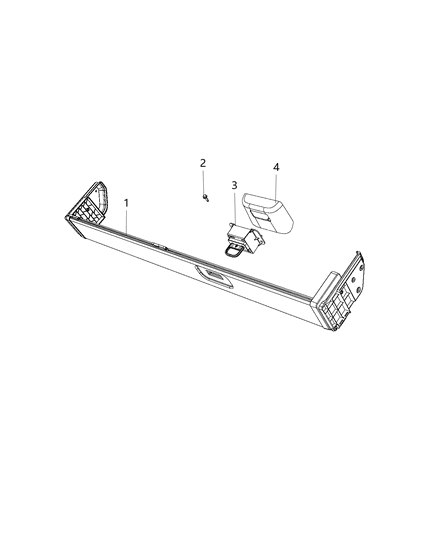 2021 Ram 1500 Release Handle Diagram for 6MY90TX7AD