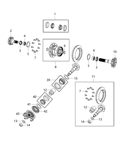 2013 Dodge Viper Differential Assembly Diagram
