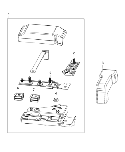 2020 Ram 2500 Wiring, Battery Diagram 1 - Thumbnail