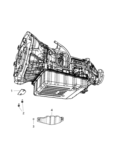 2020 Ram 3500 Pickup Mounting Covers And Shields Diagram 1 - Thumbnail