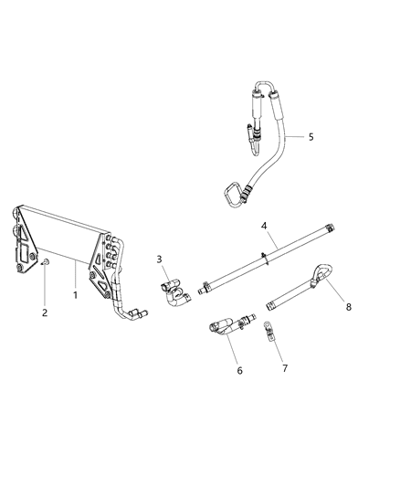 2017 Ram 2500 Power Steering Hose Diagram 3 - Thumbnail