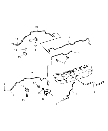 2007 Dodge Sprinter 2500 Fuel Line Diagram 1 - Thumbnail