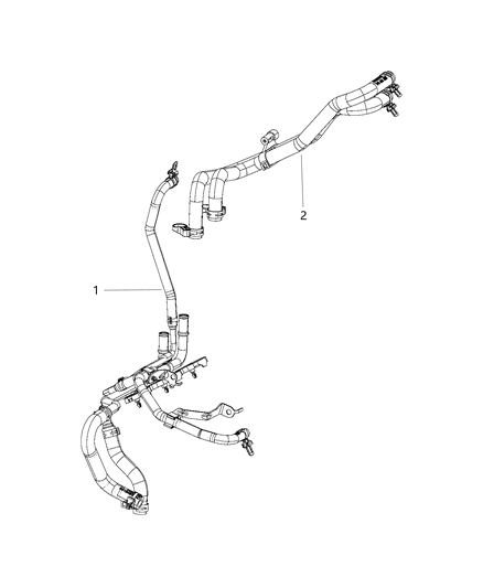 2014 Ram 3500 Cab Chassis Heater Plumbing Diagram 2 - Thumbnail