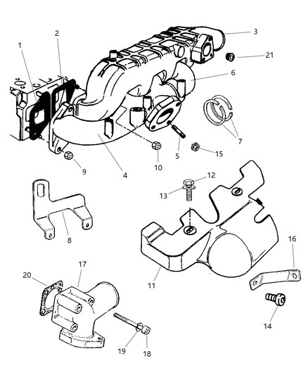 1999 Jeep Cherokee Nut Lock Diagram for 4882610