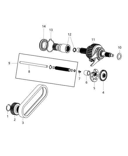 2021 Dodge Durango Gear Train Diagram 2 - Thumbnail