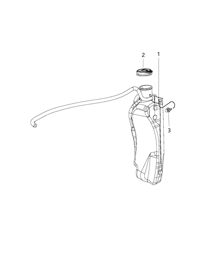 2015 Jeep Wrangler Coolant Recovery Bottle Diagram 2 - Thumbnail