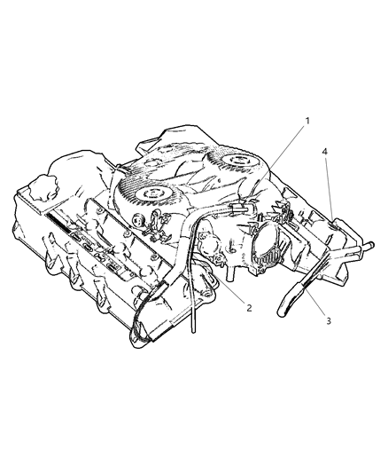 2001 Chrysler Sebring Sedan & Convertible Crankcase Ventilation Diagram 2 - Thumbnail