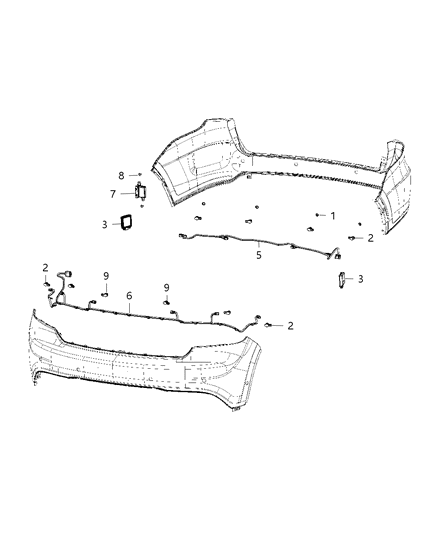 2019 Dodge Durango Control Module Diagram for 68411136AC