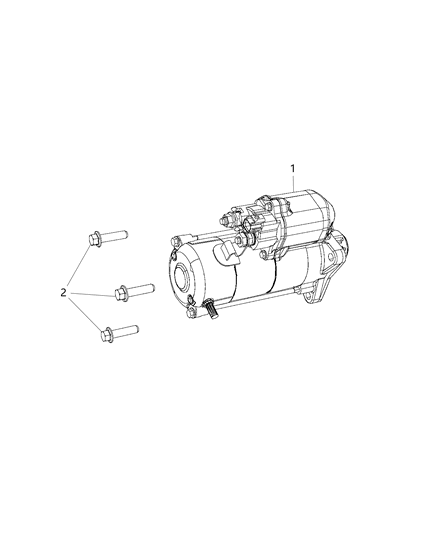 2018 Ram 2500 Starter Diagram 2 - Thumbnail